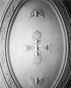 Harden House
Detail of centre piece of plaster ceiling in drawing room