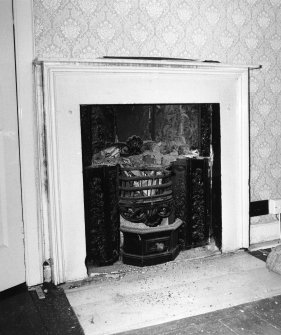 Interior.
Second floor, SW room, detail of fireplace.