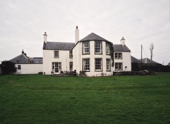 View of farmhouse from SE