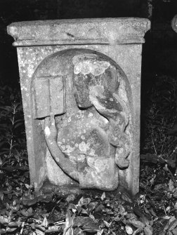 View of gravestone of Agnas Madar.