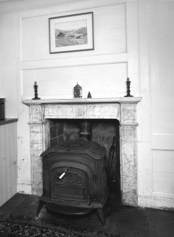 Interior.
Kitchen, detail of fireplace.