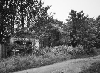 View of S side of station building from SW.