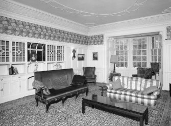 Interior. First floor, view of drawing room