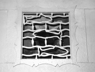 Interior.
Detail of roof grille.
