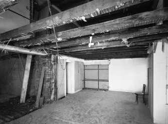 Interior.
Ground floor, S room, view from W.