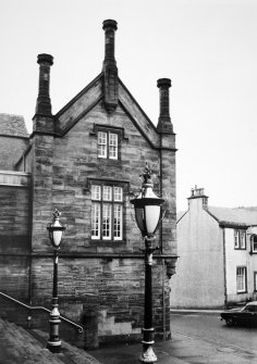 View from adjoining church steps.