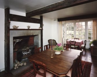 Interior.
View of dining room.