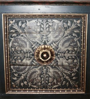 Interior.
Drawing room, detail of ceiling.