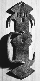 Traquair House, interior
Detail of door furniture bearing date