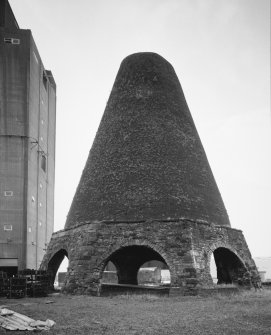 View of North Cone from NE, with part of modern glass factory visible (left)