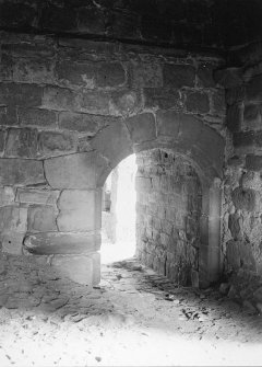 View of original arched entrance.
