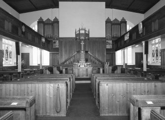 View of interior from S