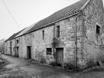 View of threshing barn from SE.