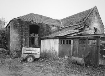 View of horse-engine house from NW.