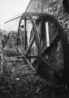 Detail of mill wheel.