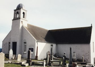 Scanned photograph of Latheron Old Parish Church, view from North