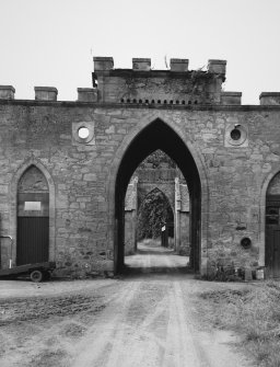 View of gatehouse from E.