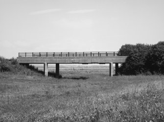 View from SW of concrete bridge to former spoil tip.