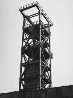 Detail from W of headframe.