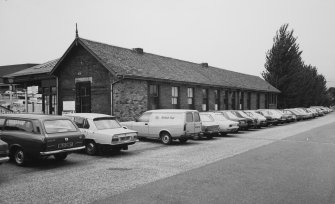 General view of E-bound platform building from NE.