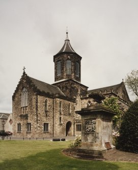 View of Church and Munro Monument from SE.