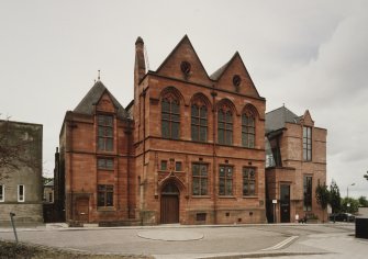 View of Public Library, Falkirk, from the east.