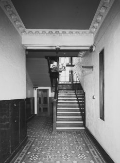 Interior.
View of staircase hall showing stair.