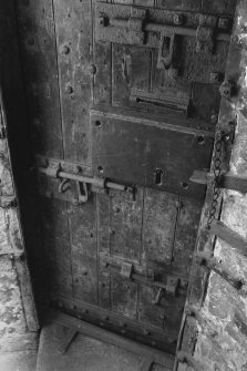 Interior.
Detail of second floor cell door.