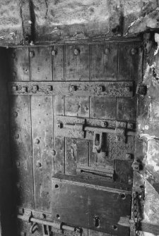 Interior.
Detail of second floor cell door.