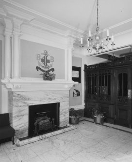 View of entrance hall from SW