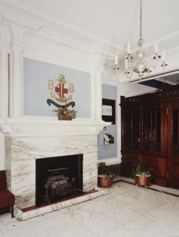 View of entrance hall from SW
