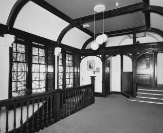 View of first floor staircase hall from N