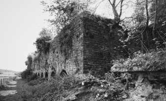 General view of front of kiln-block from NW.