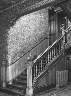 Interior.
View of staircase.