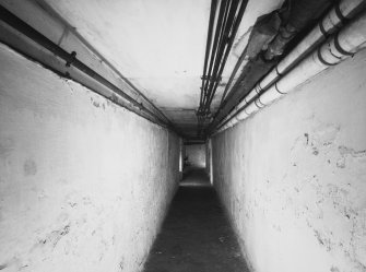 Interior.
Basement, main EW corridor.