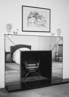 Interior.
First floor, 'Ben Vorlich' bedroom, detail of fireplace.