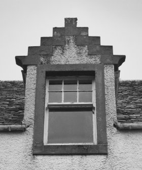 Detail of dormer window.