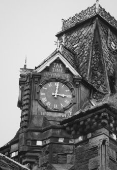 Detail of clock.