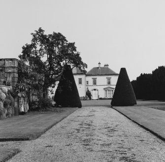 General view of house from garden.