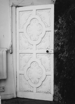 Interior.
Detail of door.