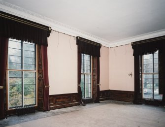 Interior.View of dining room from W