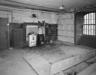 Interior. Basement View of former kitchen