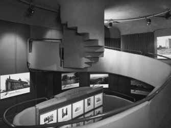 Interior.
View of upper level of exhibition ramp.