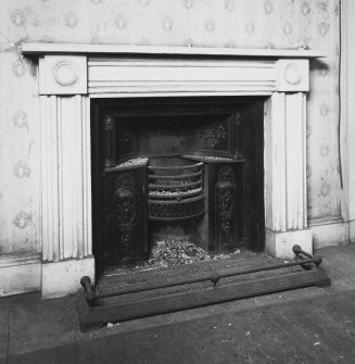 Interior.
Detail of fireplace on NW room of first floor.