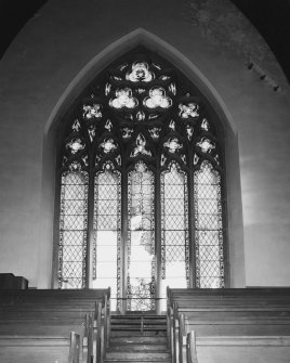 Interior.
Detail of E window.