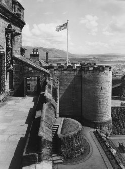 Stirling Castle, forework and upper terrace
View from West