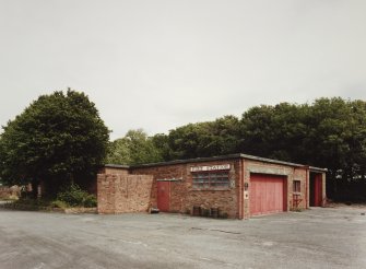 General view of fire station and ambulance station from W.