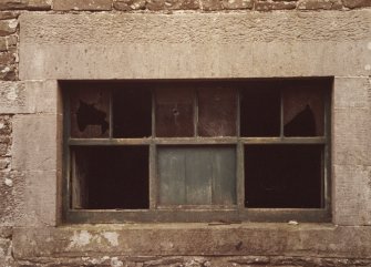 Detail of window in courtyard elevation of SW range.