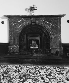 Interior.
Ground floor, room to N of entrance hall, detail of fireplace.