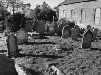 General view of burial ground from ESE.